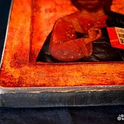 Подарочная икона "Христос Пантократор" дерево, ручная работа — фотография 6