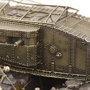 Диорама «Битва на реке Сомме», бронза и ясень, 1:35 — оригинальный подарок — фотография 3