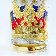 Подстаканник для чая «Российский» — оригинальный подарок — фотография 2