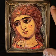 Подарочная икона "Ангел Златые Власы" 15*13 см — фотография 1