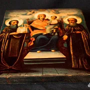 Икона Богоматери "Домостроительница" Экономисса — оригинальный подарок — фотография 3