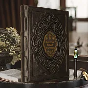 Святитель Николай Чудотворец — книга в кожаном переплёте — необычный подарок — фотография 1