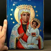 На память: Икона " Богородица Васьковская (Ельская)" — фотография 1