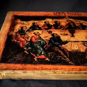 Икона "Тайная Вечеря" — оригинальный подарок — фотография 6