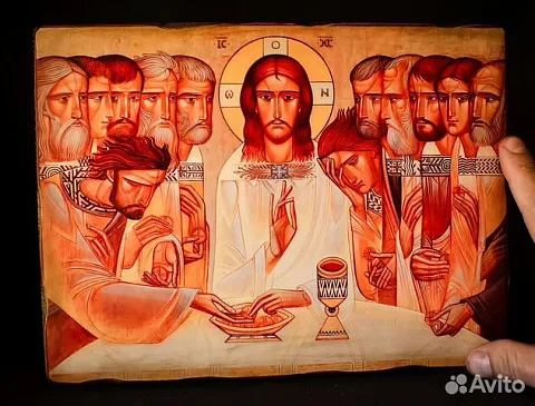 Икона современного письма "Тайная Вечеря" — оригинальный подарок