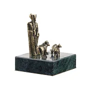 Бронзовая композиция «Пастух со стадом» — необычный подарок — фотография 2