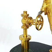 Бронзовая композиция «Сотрудник газовой промышленности» — красивый подарок — фотография 4