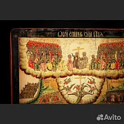 Икона "Страшный Суд" — оригинальный подарок — фотография 7
