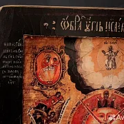 Икона деревянная "Всевидящее око Божие" в подарок — фотография 4
