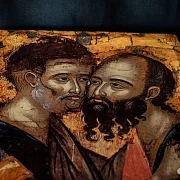 Икона святых Апостолов Петра и Павла — оригинальный подарок — фотография 5