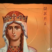 Подарочная деревянная икона "Святая Мученица Валерия" — фотография 4