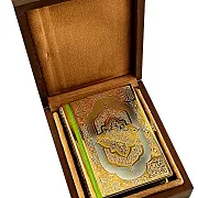 Коран № 3 — книга в кожаном переплёте — оригинальный подарок — фотография 2