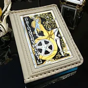 Подарочная женская обложка для автодокументов из натуральной кожи — фотография 1
