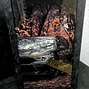 Подарочные нарды под стеклом «BMW X5» — фотография 1