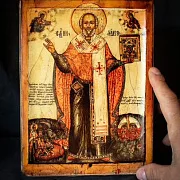 На память: Икона Святого Николая — фотография 3