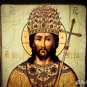 Икона "Христос - Великий Архиерей " — красивый подарок — фотография 6