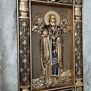 Икона николай Чудотворец — красивый подарок — фотография 2