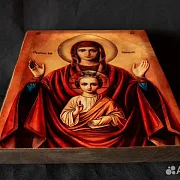 Подарочная икона. Богоматерь "Знамение" — фотография 5