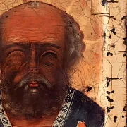Икона святого Николая под старину — оригинальный подарок — фотография 4